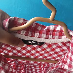 Red Checks Tunic