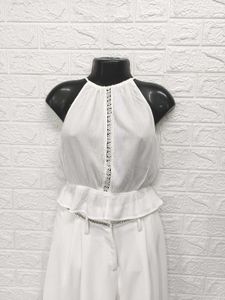 H&M White Halter Top