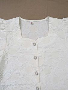 Korean Buttoned Top