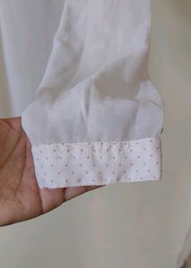 ONLY White Translucent Shirt