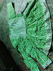 Green Kurta Set