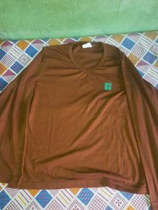 Brown Long Sleeve T-Shirt