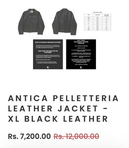 CANADASPORTSWEARVARSITY JACKET -SMALL BLACKLEATHER