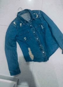 Distressed Denim jacket