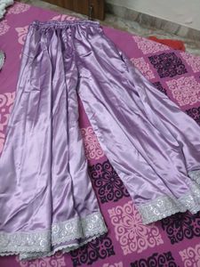 Elegant Lavender Kurta Sharara