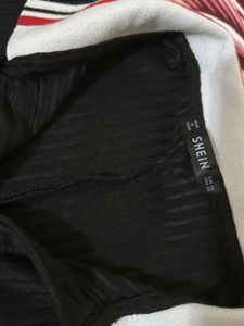 Shein Black Polo Dress