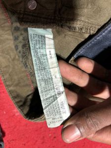 Zara Man Olive Green Corduroy Pants