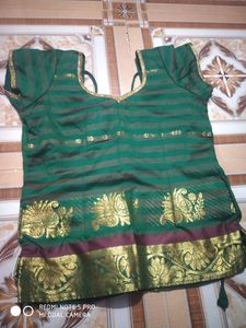 Pattu Pavadai Lehenga And Blouse