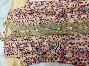 Stylish Front Open Long Kurta With Palazzo