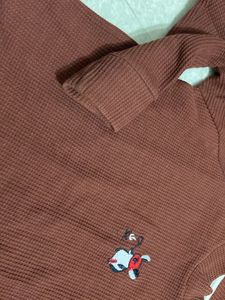 Brown Sweater T Shirt For Women