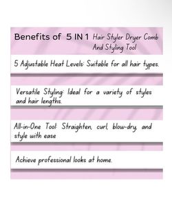 Ktein 5in1 Hair Styler Set