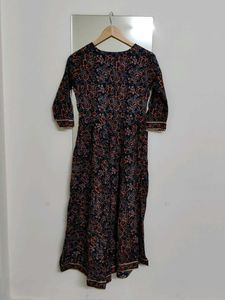 Floral Print Anarkali Kurti