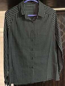 Checkered Button-Down Shirt