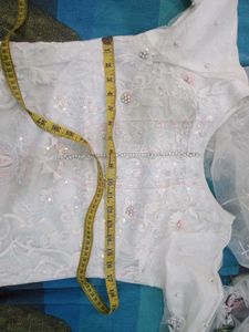 beautiful pakistani Kurta Set with ruffled dupatta