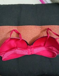 New Red Padded Bra