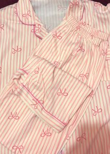 Cute Striped Pajama Top