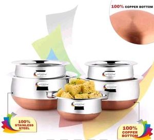 Copper handi Set with Lid❤️