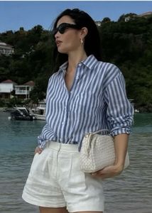 women stripped casual shirt