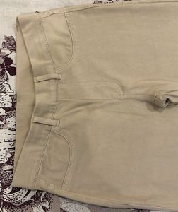Beige Trousers (24-25 Waist)