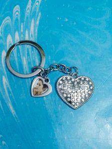 Heart &#39;Friend&#39; Keychain