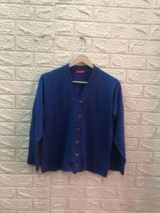 Navy Blue Knit Cardigan🌷