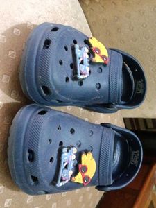 Blue Bonkerz Clogs with Charms