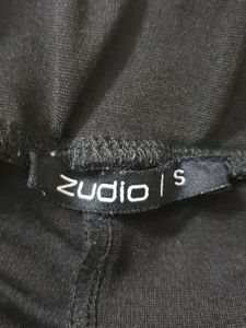 Black Cropped Flared Leggings