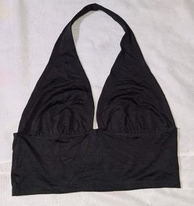 Black Halter Top