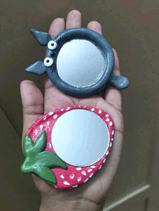 ⏬DISCOUNT : Pinterest Handheld Clay Mirrors ✨