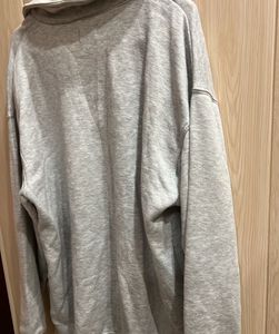 Gray Korean Long Sleeve Pullover