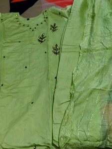 Lime Green Pant Kurta