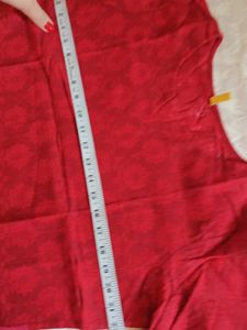 Ahika Red Colour Kurta