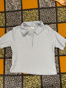 Cute Light Blue Top