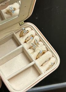 Gold Tone Ring Set