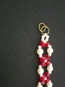 Red And White Bracelet