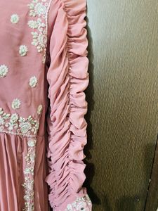 Pink Embroidered Anarkali Dress