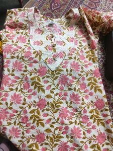 Floral Print Kurta