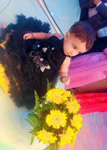 Sparkly Black Partywear Baby Girl Dress