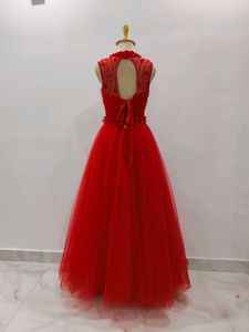 Elegant Red Gown