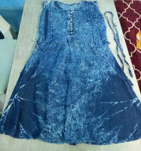 Denim One Piece Dress