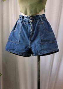 Nuon Denim High-Waisted Shorts