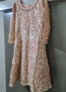 Anarkali With Gharara Gotta Work