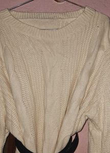 Woolen Bodycon Dress