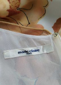 Marie Claire Paris Vintage Printed Dress