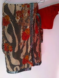 Simple Sequence Work Saree