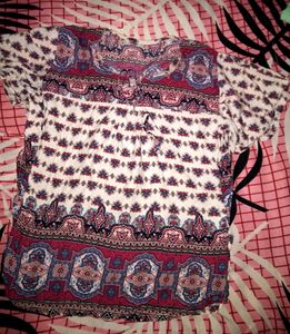 Brown colour top.