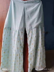 Light Blue Embellished Kurti