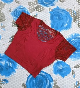 Red Blouse🎀( Fixed Price)