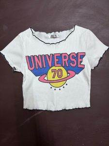 Cute Universe Crop Top