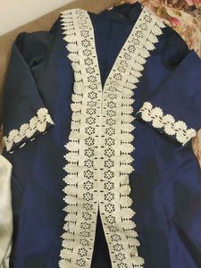 Elegant Blue Kurta and Lancha